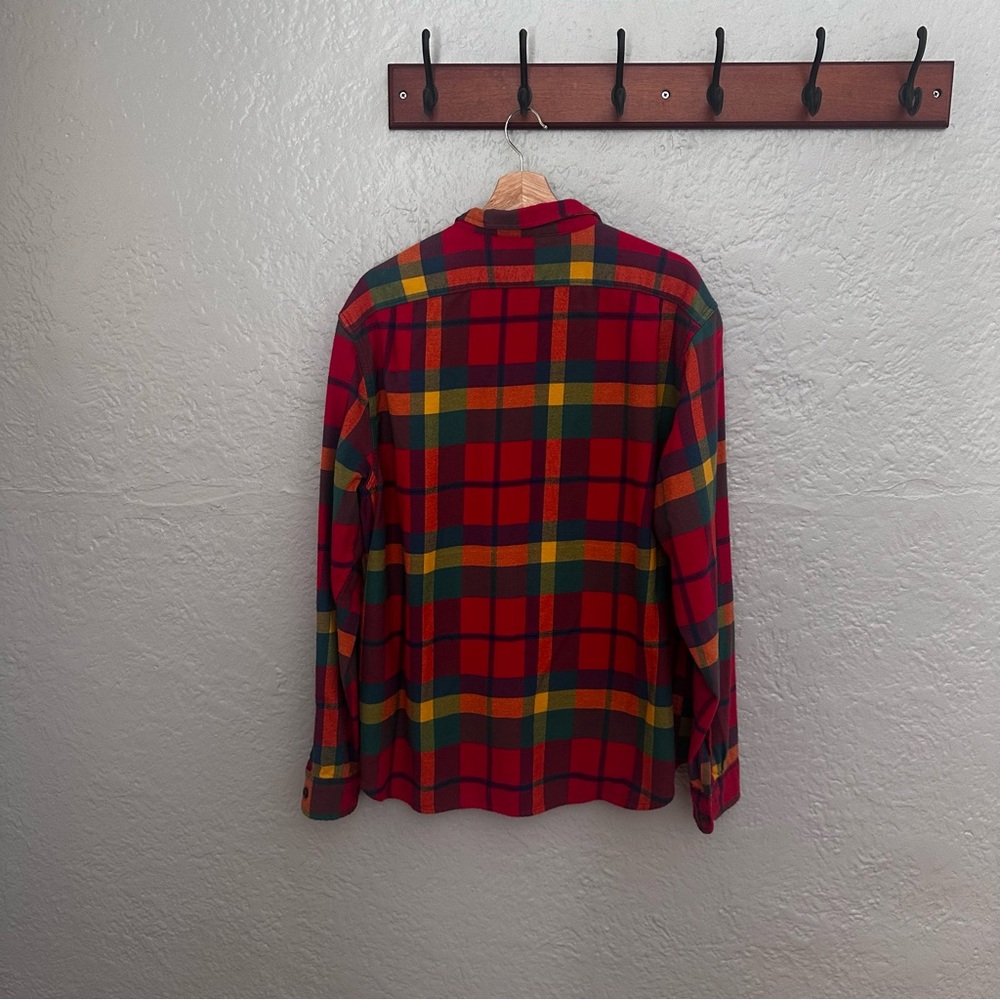 Midweight flannel workshirt in regenerative cotton - Picture 7 of 9